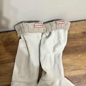Hunter Grey Knit Boot Socks